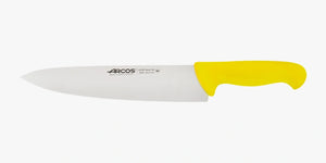Cuchillo Carnicero Arcos 25cm Amarillo Serie 2900 + Grabado Personalizado