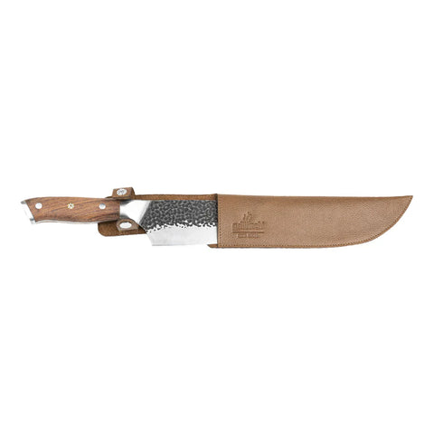 Funda De Cuero Cuchillo Medio Golpe + Grabado Láser Gratis