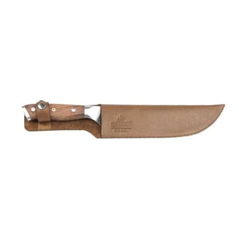Funda De Cuero Cuchillo Medio Golpe + Grabado Láser Gratis