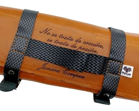 Bolso Porta Cuchillos 6 unidades + Grabado Láser