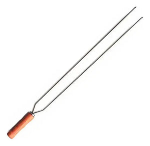 Pincho Anticucho Doble Acero Inoxidable 65cm Tramontina Asado