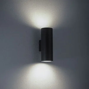 Aplique LED Doble 2x5W Luz Cálida Negro
