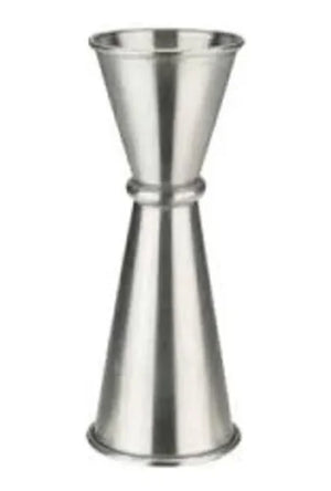 Jigger Medidor Licor Acero 25 - 50ml Coctail Trago Bar Gris