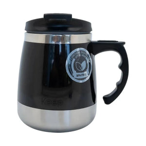Mug Térmico Keep Outdoor 400 ml Negro + Grabado Personalizado