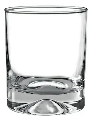 Set 6 Vasos Whisky Manhattan Bajo, Marca Cristar Color Vidrio Transparente