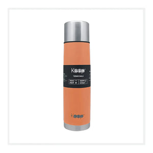 Termo Bala Keep 500 ml Coral claro + Grabado Personalizado