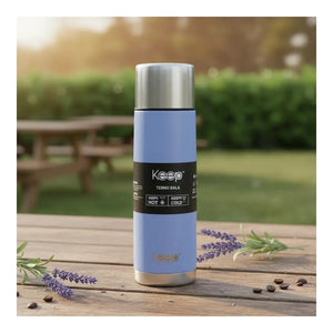 Termo Bala Keep 500 ml Lavanda + Grabado Personalizado