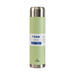Termo Bala Keep 1 L Verde claro + Grabado Personalizado