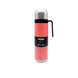 Termo Bala Keep 1 L con Punta Dosificadora Rosa pálido + Grabado Personalizado