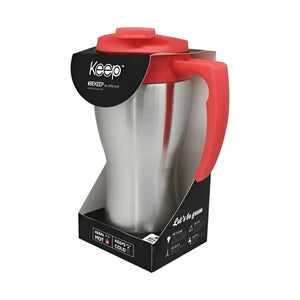 Mug Térmico Keep con Mango 470 ml Rosa + Grabado Personalizado