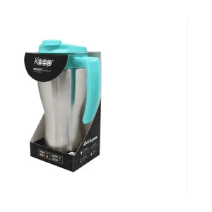 Mug Térmico Keep con Mango 470 ml Verde + Grabado Personalizado