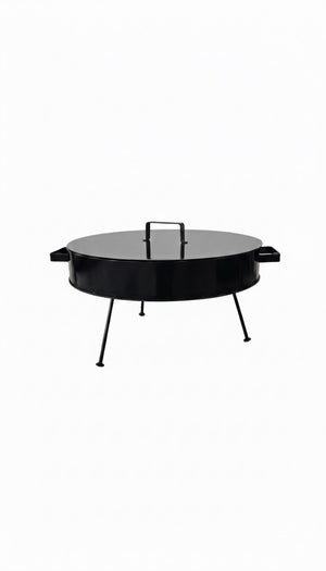 Disco de Asado Profesional con Tapa - 47.5 cm (Espesor 3mm)
