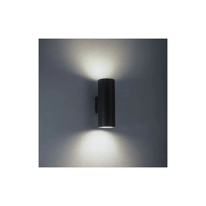 Aplique LED Doble 2x5W Luz Cálida Negro