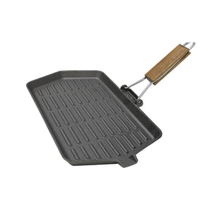 Sarten Fierro Fundido 21x35cm Wayu Abatible Hierro Fundido