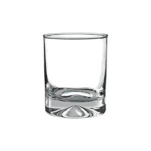 Set 6 Vasos Whisky Manhattan Bajo, Marca Cristar Color Vidrio Transparente