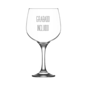 Set 4 Copas Gin 650ml + Grabado Láser