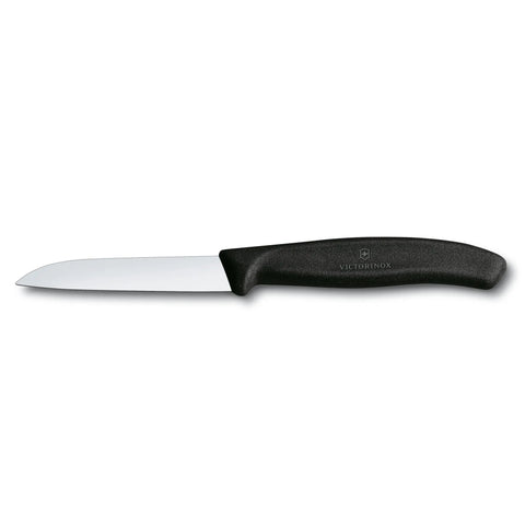 Cuchillo Verdura Victorinox Negro 6.7403 Hoja Recta 8cm