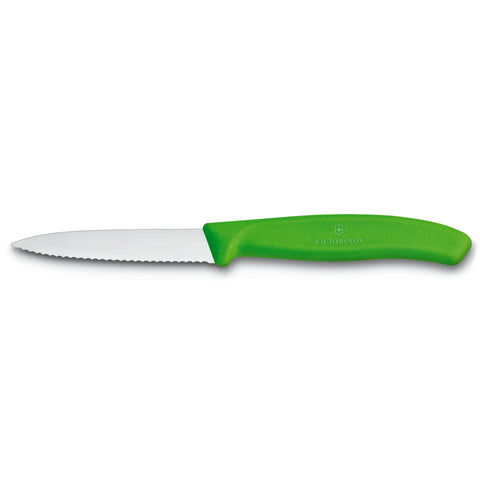 Cuchillo Cocina Victorinox Verde 6.7636.L114 Dentado 8cm