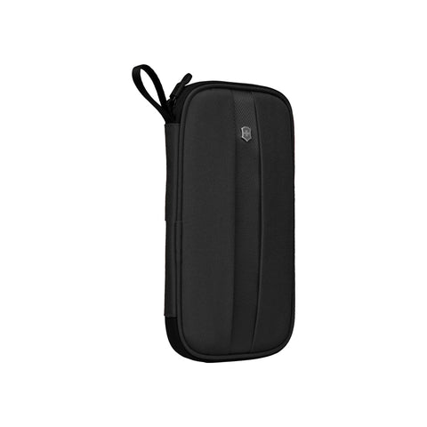 Porta Documentos de Viaje Victorinox con Bloqueo Rfid Color Negro 610597