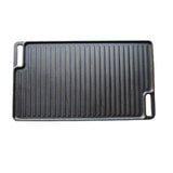 Plancha Churrasquera Reversible 46x26cm Hierro Fundido