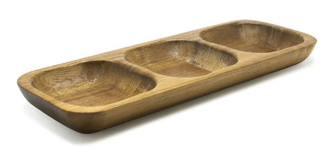 Tabla Aperitivo Wayu 10x26x3 Con Compartimientos