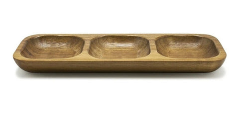 Tabla Aperitivo Wayu 10x26x3 Con Compartimientos
