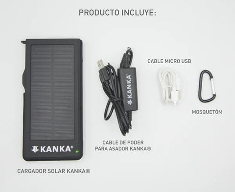 Batería Recargable Solar Kanka Asador