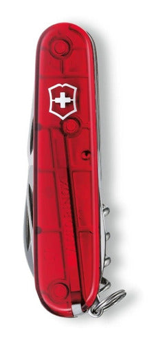 Navaja Cortapluma Victorinox Spartan Roja Trans 1.363.t