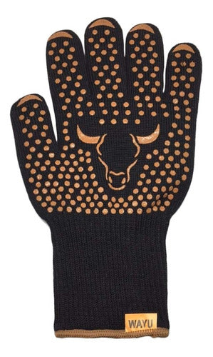 Set 2 Guantes Asado Alta Temperatura Parrillero Wayu Cocina