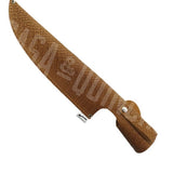 Porta Cuchillo Funda Cuero Cocina Parrilla + Grabado