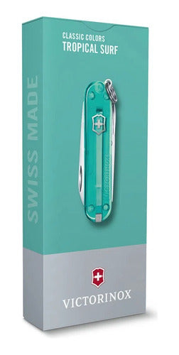 Navaja Suiza Victorinox Classic 58 Tropical Surf 0.6223.t24g