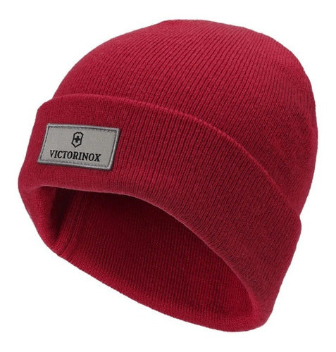 Gorro De Lana Rojo Victorinox 611130 Abrigo Invierno Frío