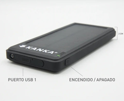 Batería Recargable Solar Kanka Asador