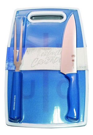 Set Parrillero Tabla + Cuchillo Y Pincho U Católica Uc Asado + Grabado Personalizado