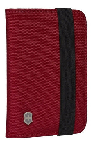 Porta Pasaporte Victorinox Rfid Negro Tarjetas Organizador