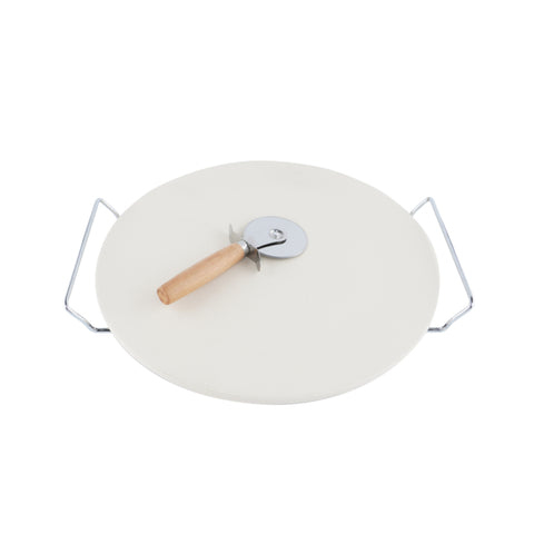 Cortador De Pizza + Piedra Pizza Profesional Cocina Horno