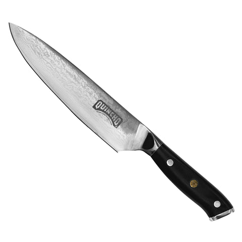 Cuchillo Acero Damasco 67 Capas 8 Pulgadas + Grabado Láser