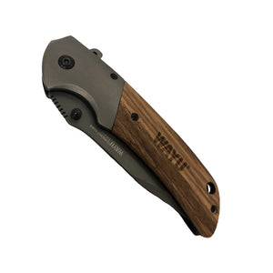 Navaja Wayu Cortapluma Pocket Knife 22 Cm Mango Madera