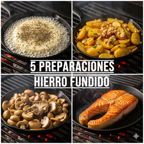 Hierro Fundido en la Parrilla: 5 Preparaciones que Debes Probar