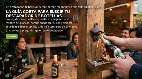 Destapador de botellas: tipos y cuál te conviene