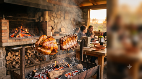 Kanka: el asador giratorio a spiedo para tu quincho