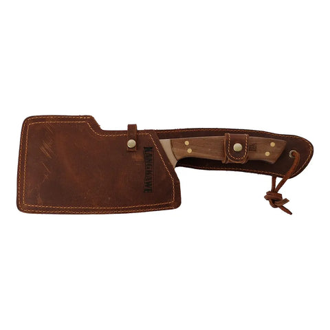 Cuchillo Riñihue Kangkawe Con Funda Cuero + Grabado Láser