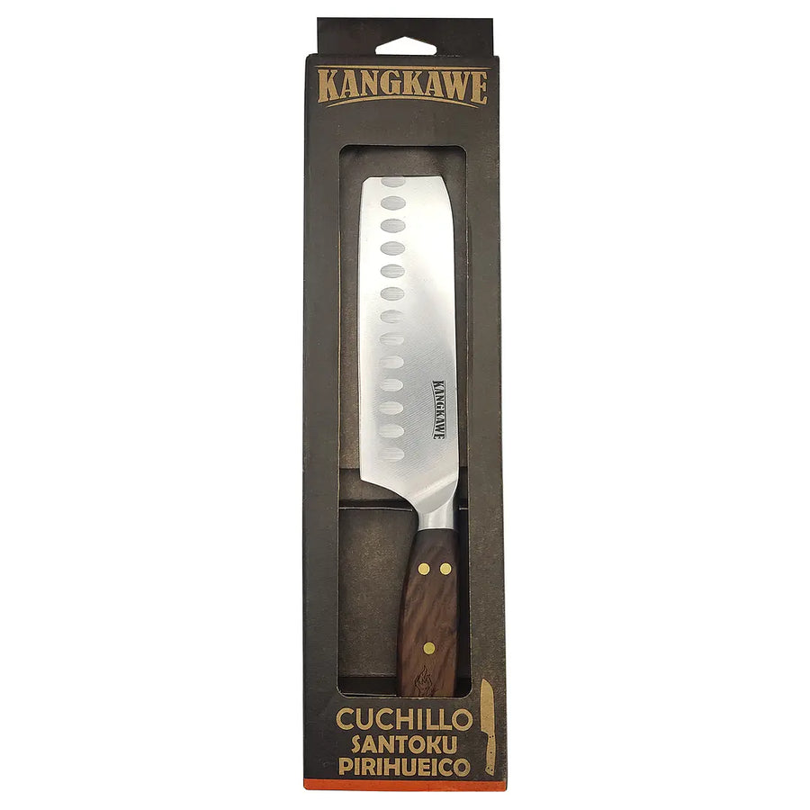 Cuchillo 7" Santoku Pirihueico Kangkawe + Grabado Láser