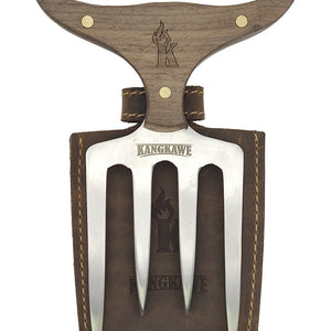 Garra de Oso Búfalo Premium Kangkawe con Funda de Cuero + Grabado Láser