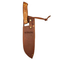 Cuchillo 7" Santoku Coñaripe Kangkawe con Funda de Cuero + Grabado