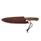 Cuchillo Parrillero Kangkawe + Funda Cuero + Grabado Laser