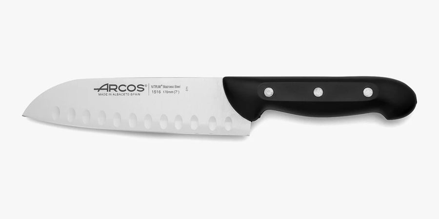 Cuchillo Santoku Arcos 17cm Nitrum + Grabado Personalizado