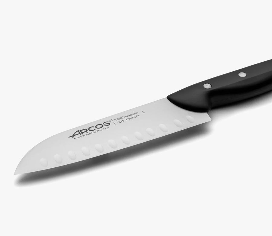 Cuchillo Santoku Arcos 17cm Nitrum + Grabado Personalizado