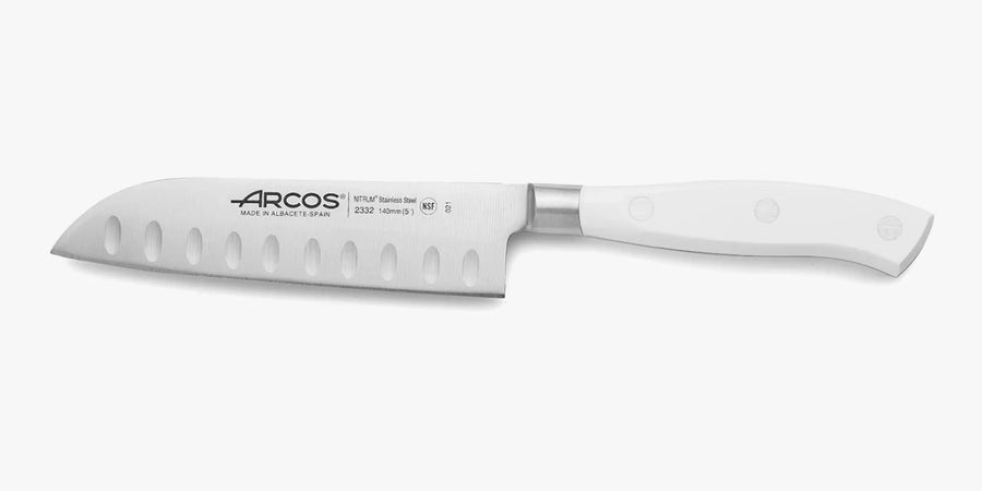 Cuchillo Santoku Arcos Riviera Blanc 14cm Premium + Grabado Personalizado