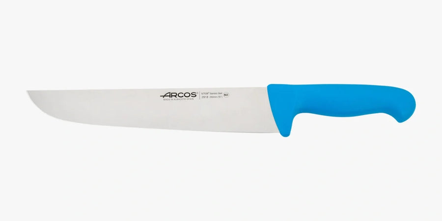 Cuchillo Carnicero Arcos 25cm Azul Serie 2900 + Grabado Personalizado